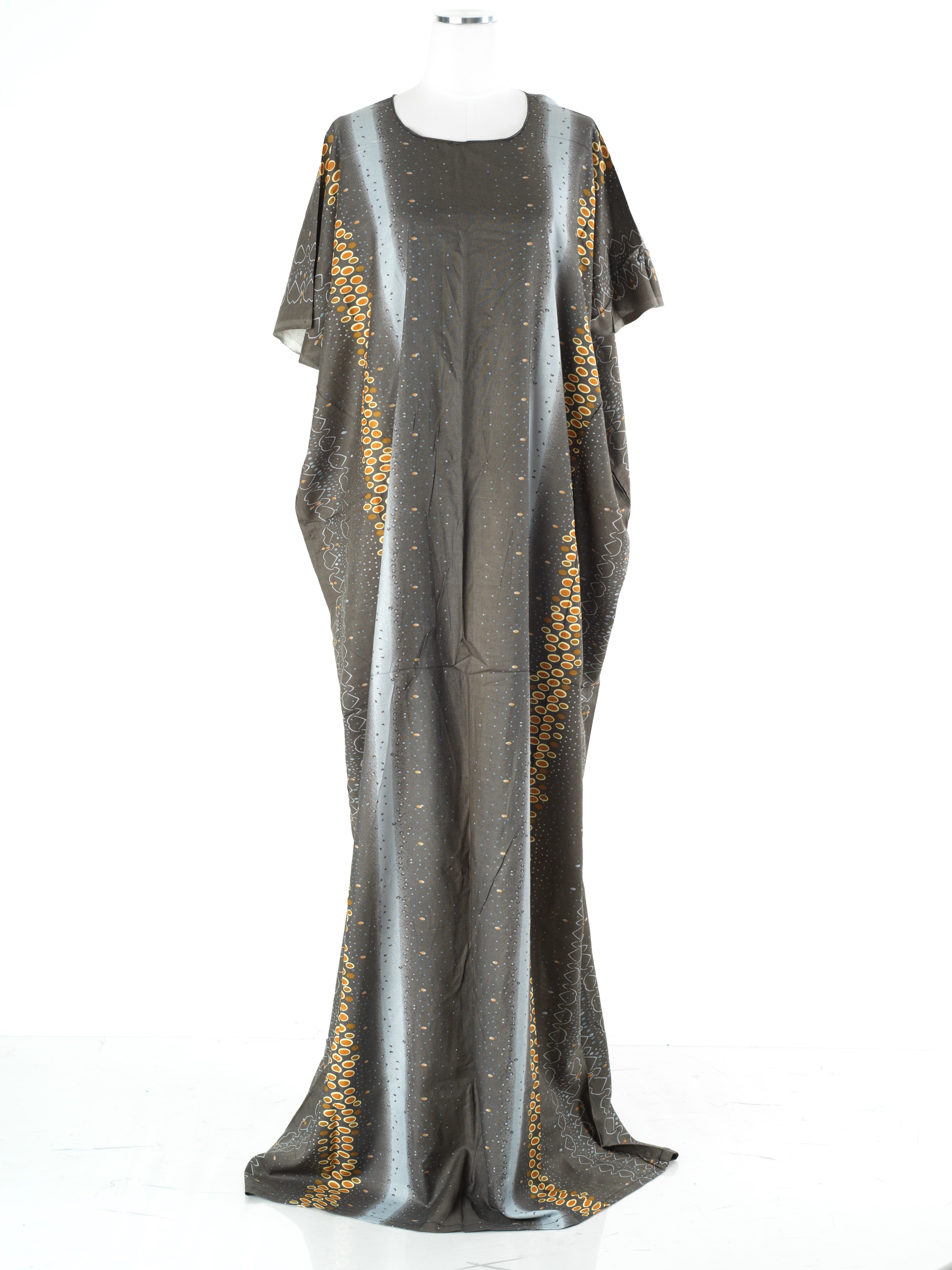 Emerie Khaki Print Maxi Dress