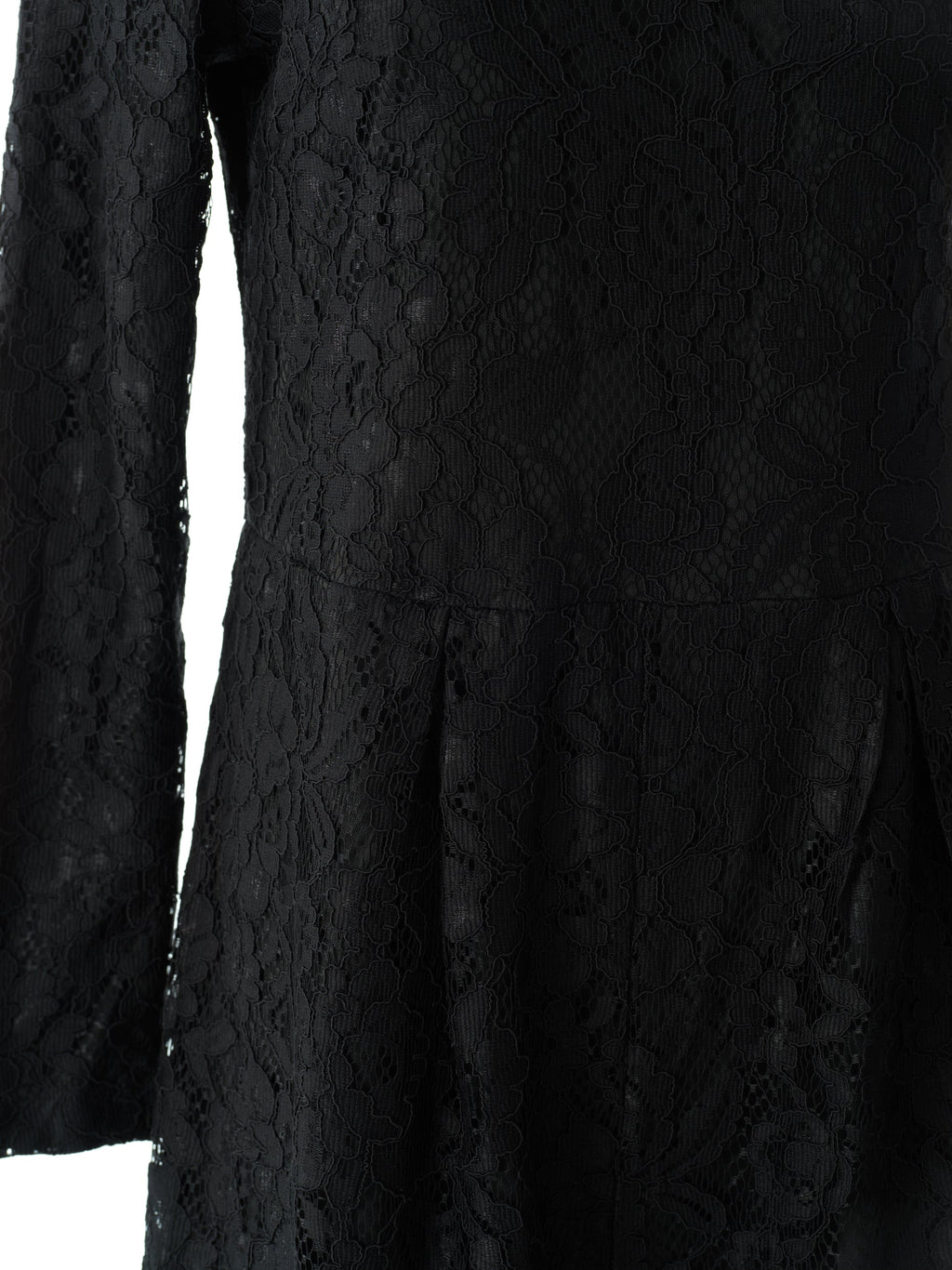 Shiloh Black Lace Long-Sleeve Jumpsuit