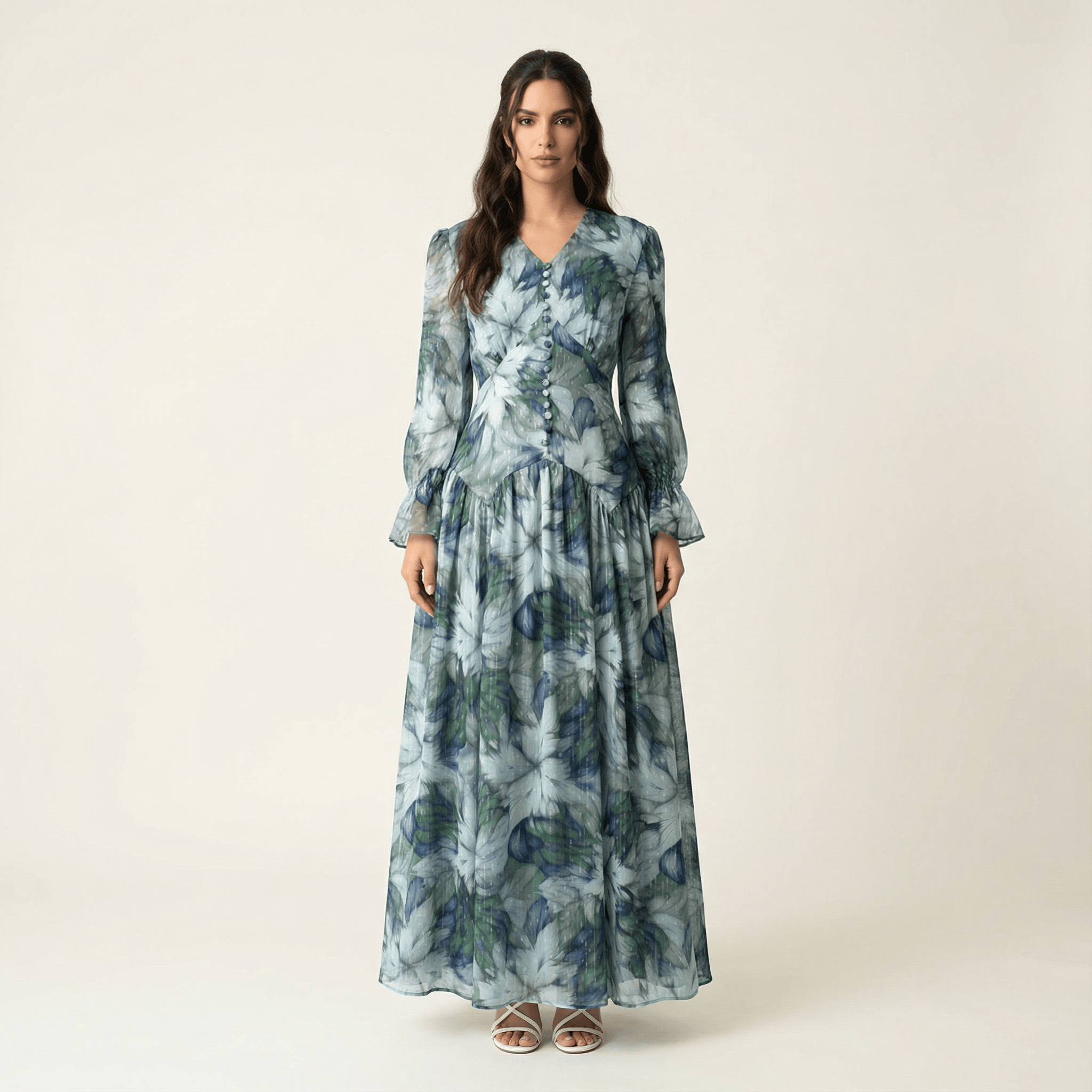 Franca Maryama Floral Maxi Dress