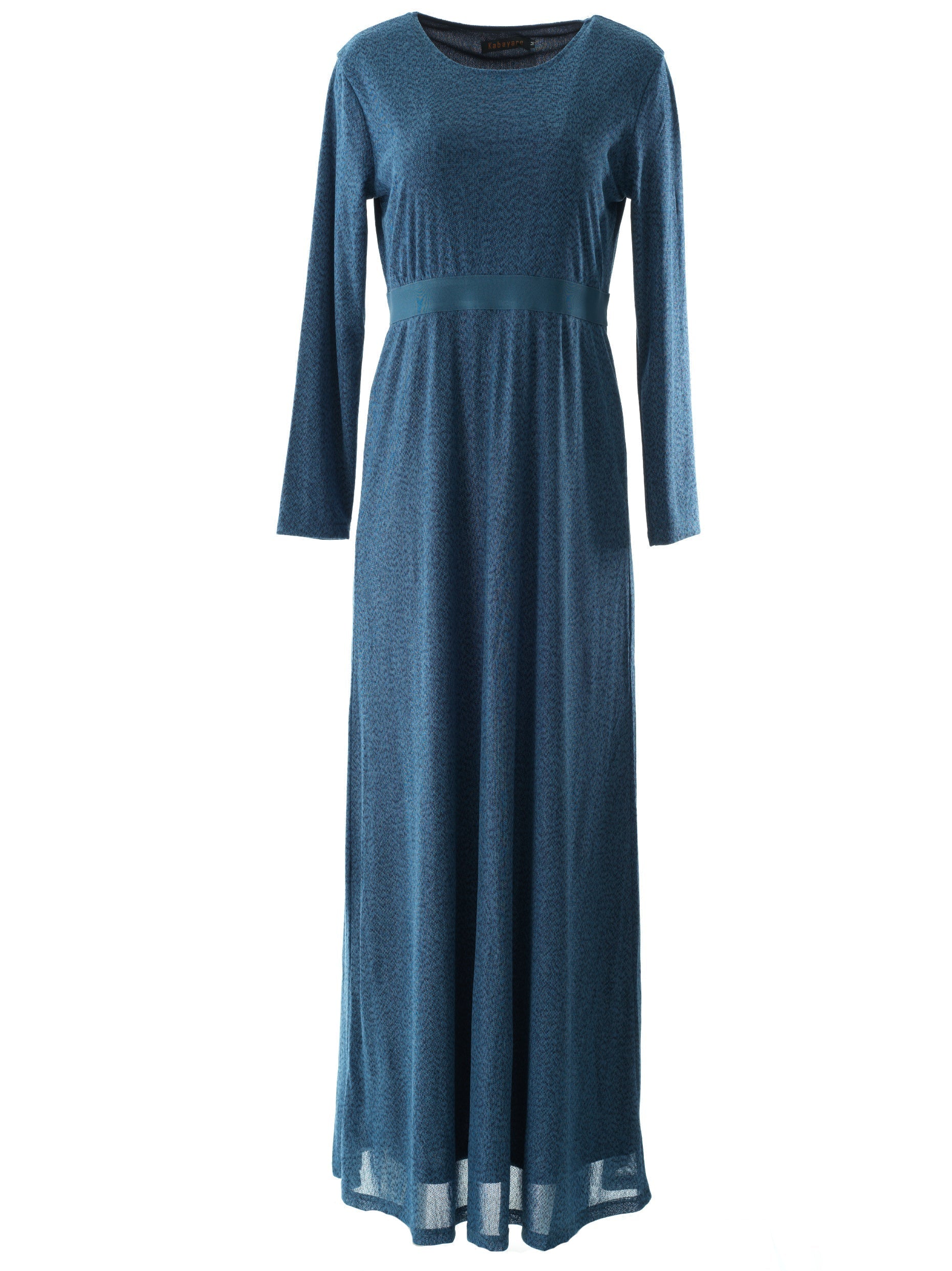Dabney Dusty Navy Mesh Maxi Dress