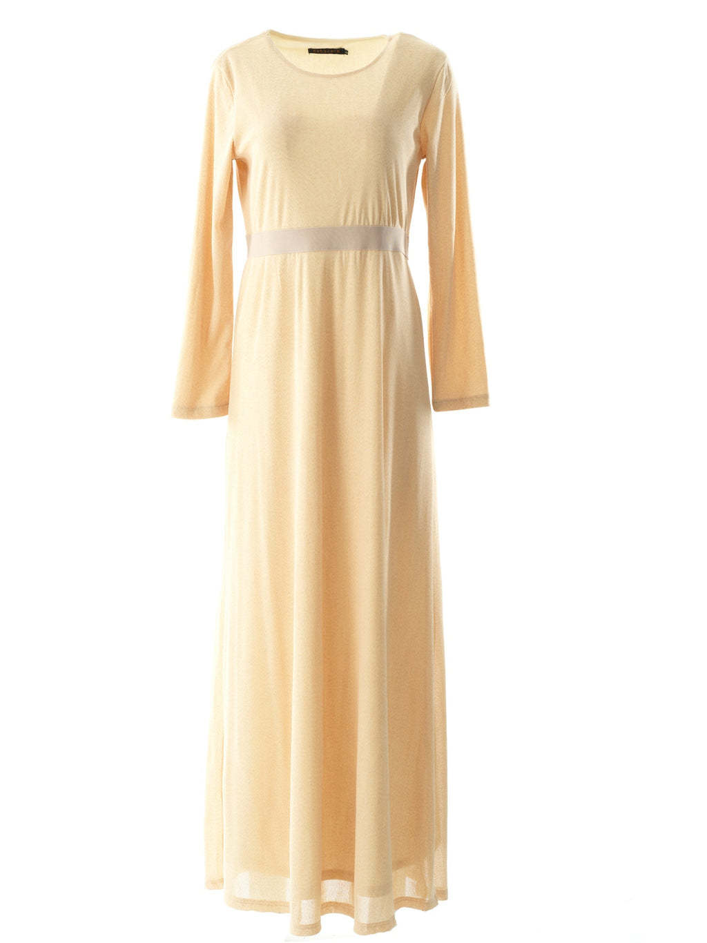 Dabney Cream Blush Mesh Maxi Dress