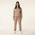 Lorelei Mocha Sweatshirt & Trouser Lounge Set
