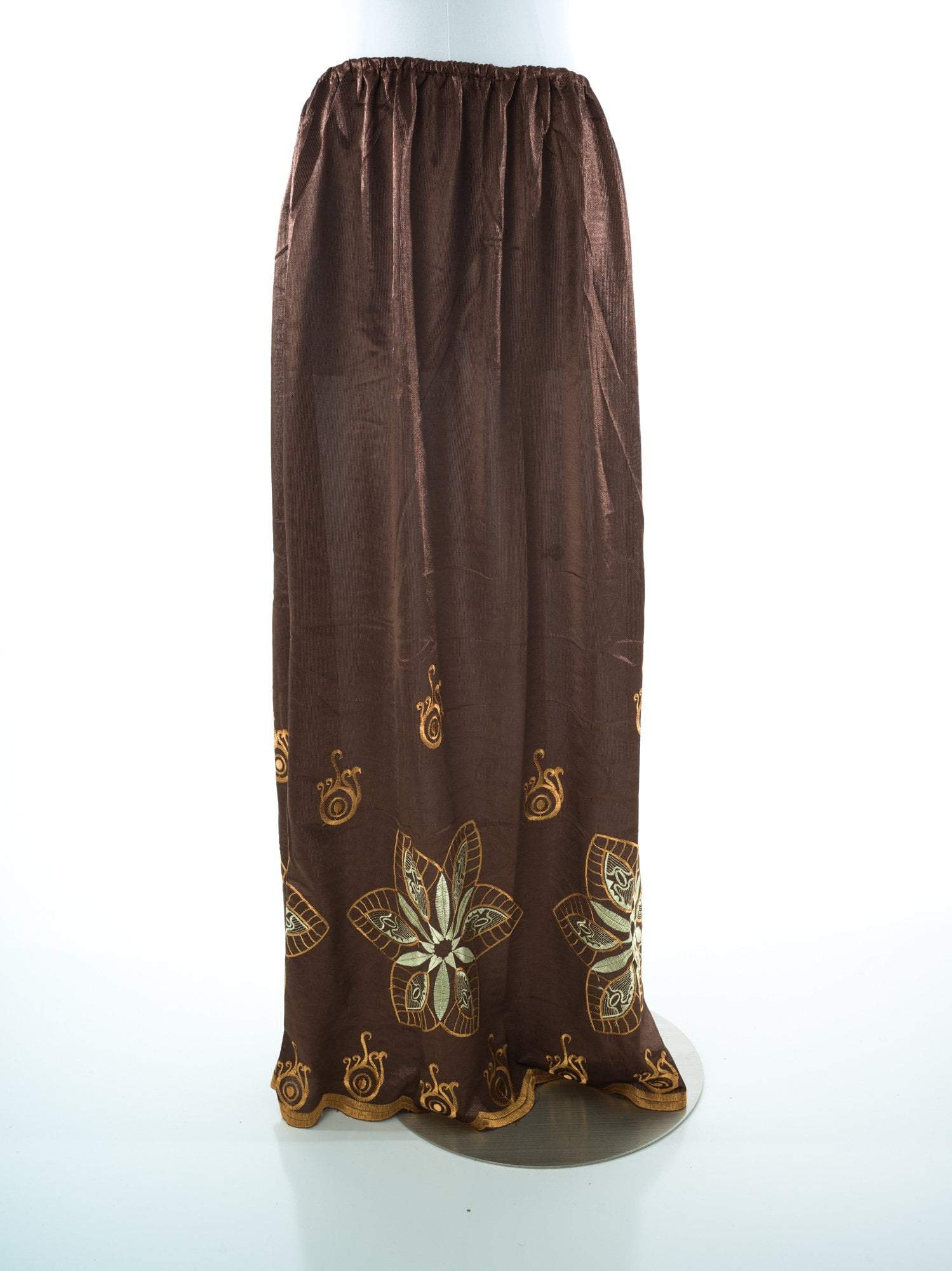 Phoebe Black And Pink Full-Length Slip Skirt