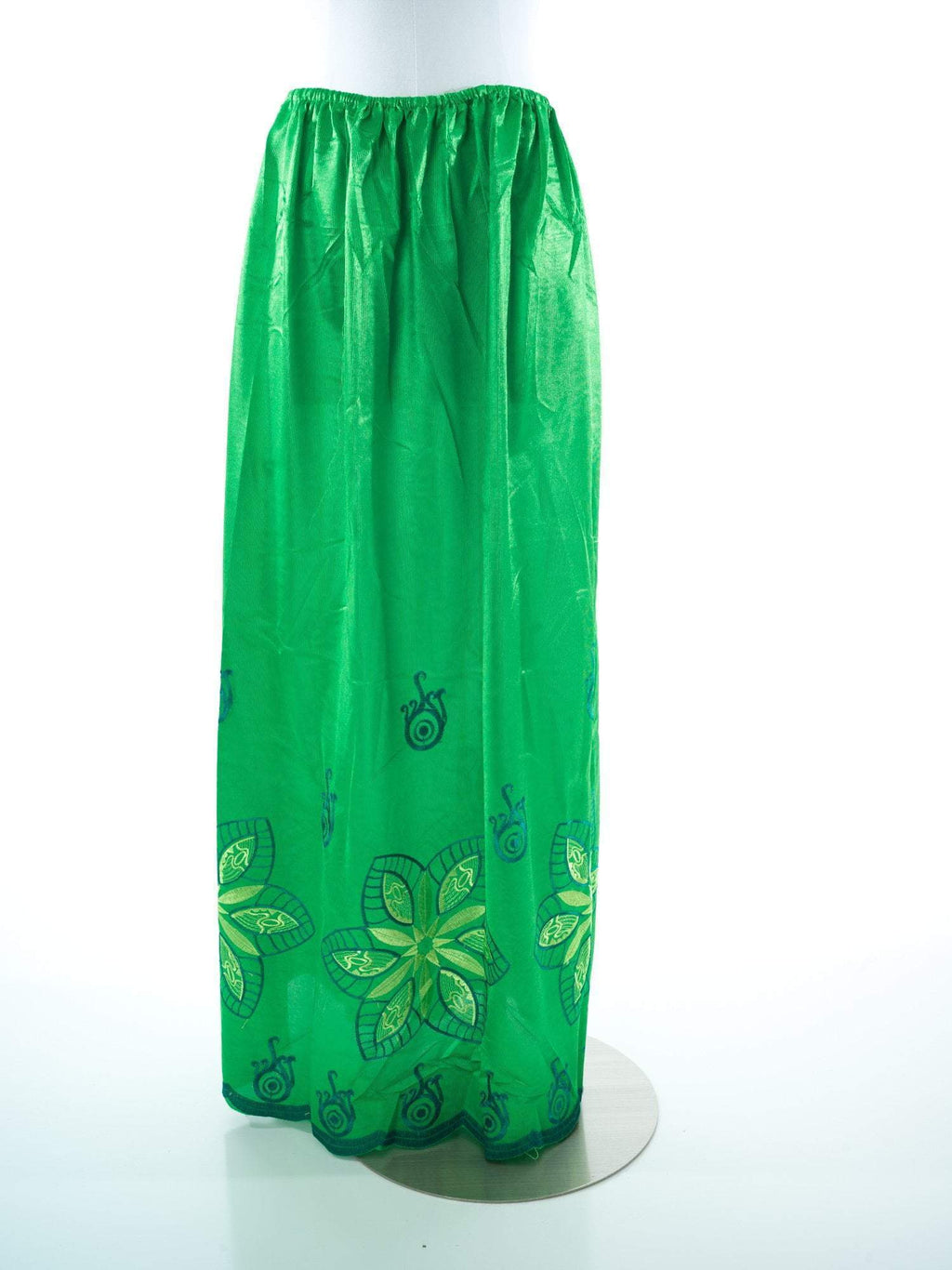 Phoebe Black And Pink Full-Length Slip Skirt