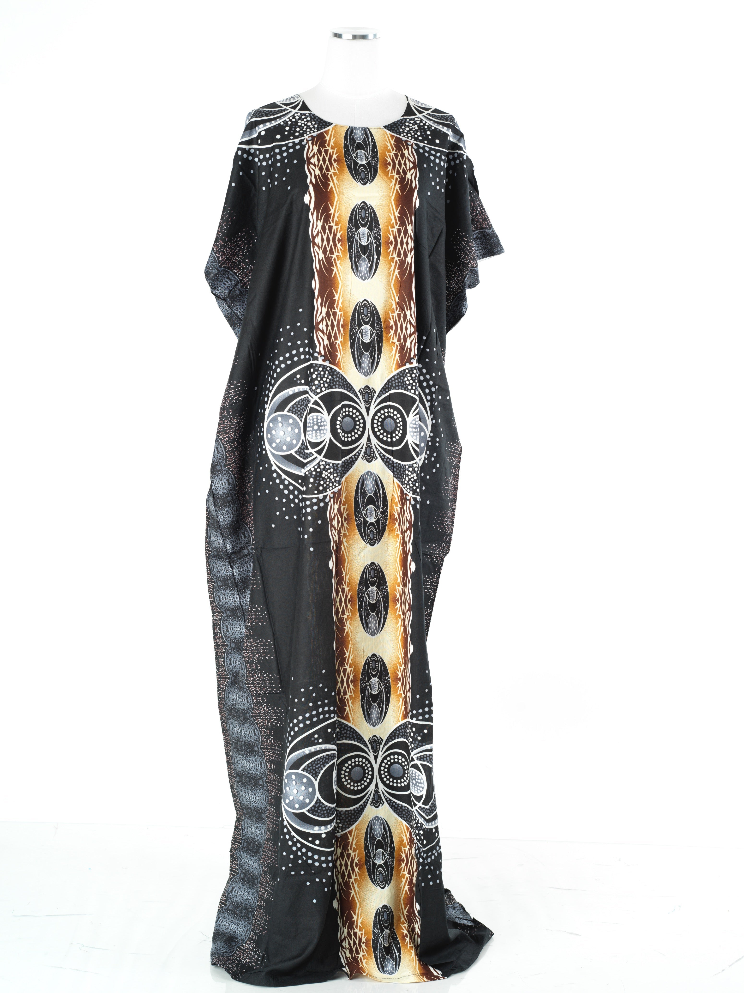 Alba Obsidian Print Maxi Dress