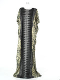 Tovah Olive Print Maxi Dress