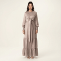Marnie Pastel Satin Maxi Dress