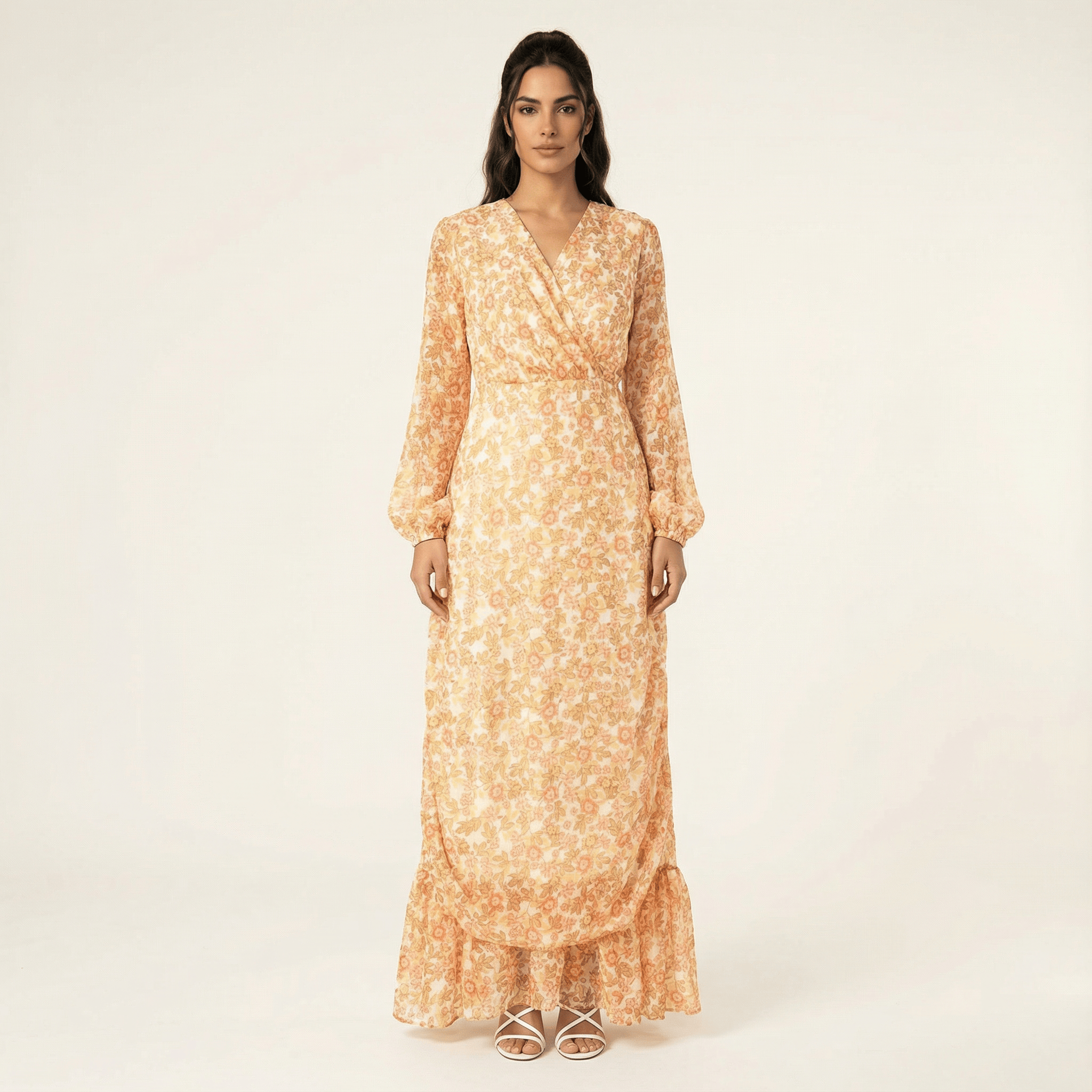 Stella Pastel Floral Petite Maxi Dress