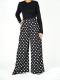 Cassidy Polka Polka-Dot Palazzo Trousers