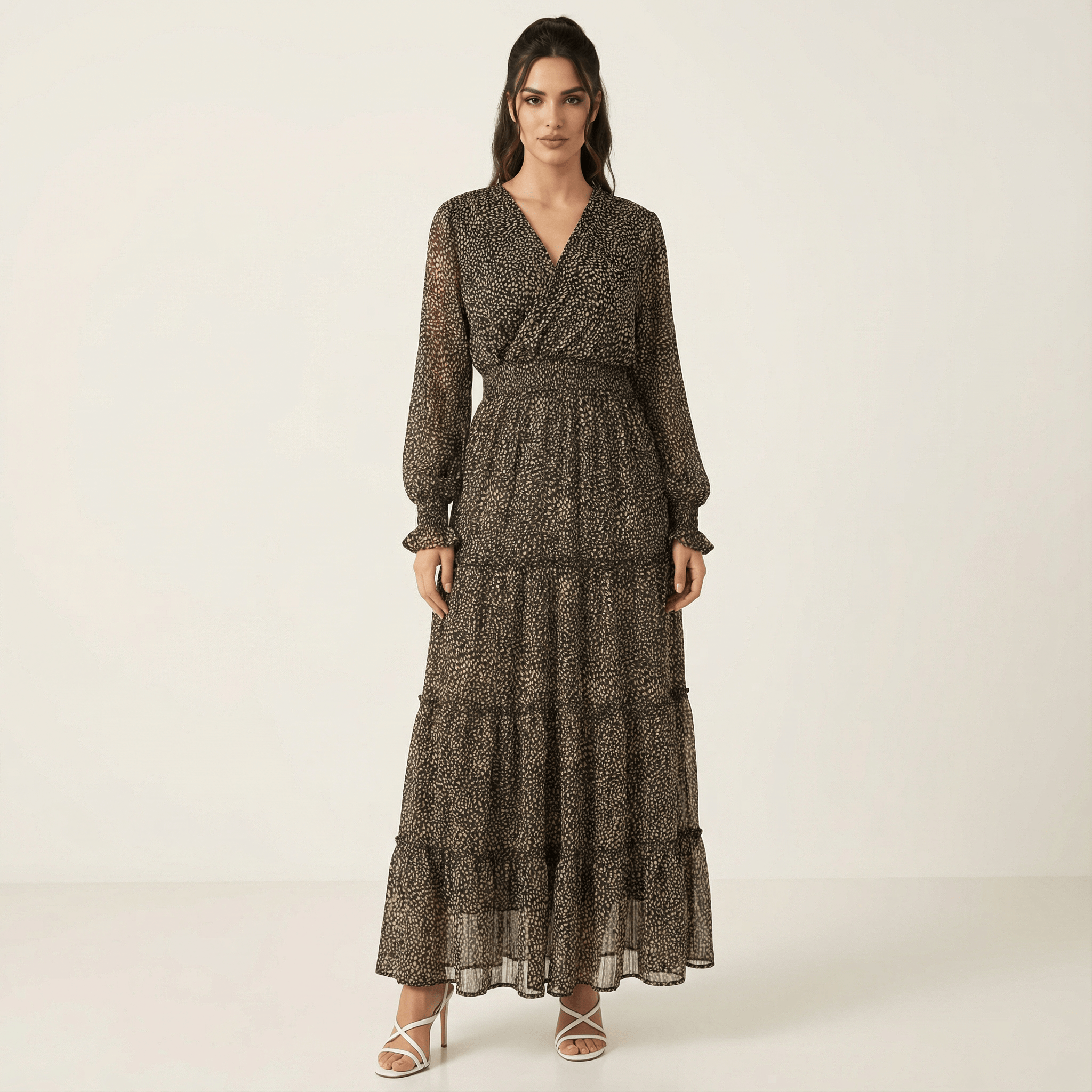 Sienna Pretty Tiered Maxi Dress