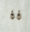 Ione Princess Crystal Floral Earrings