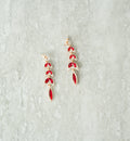 Kit Princess Crystal Floral Earrings