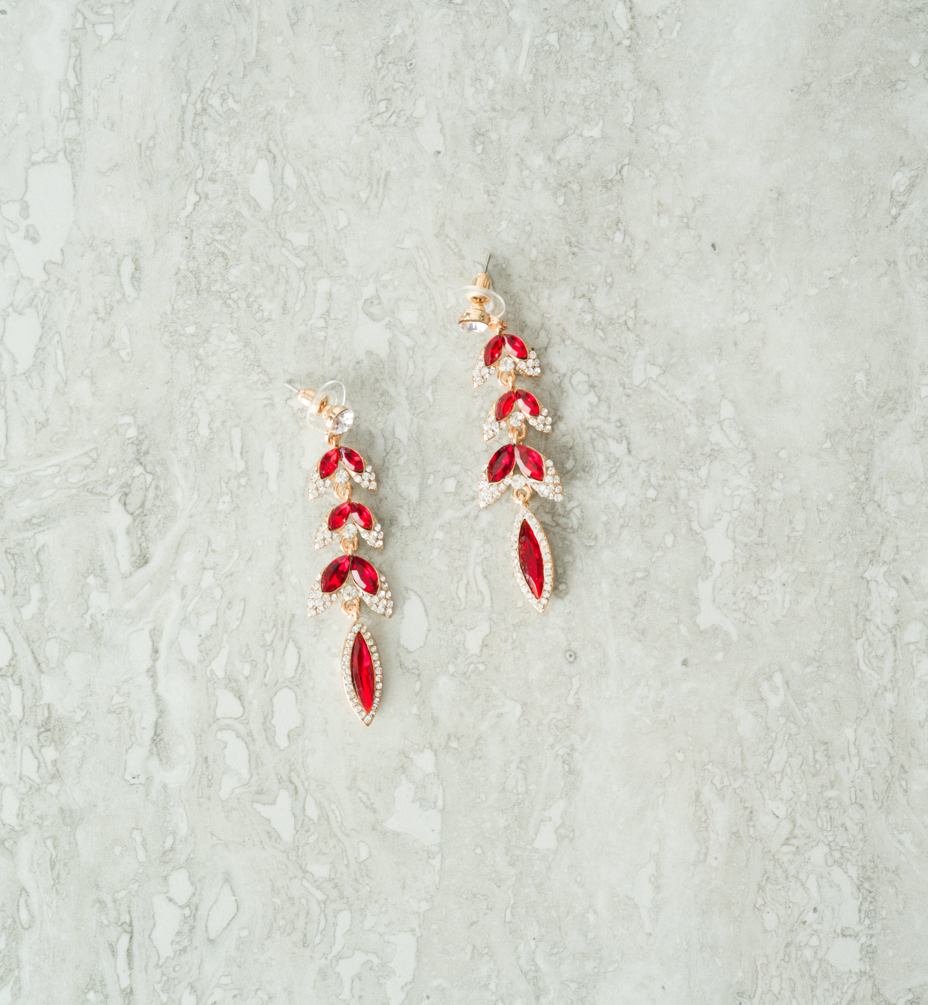 Kit Princess Crystal Floral Earrings