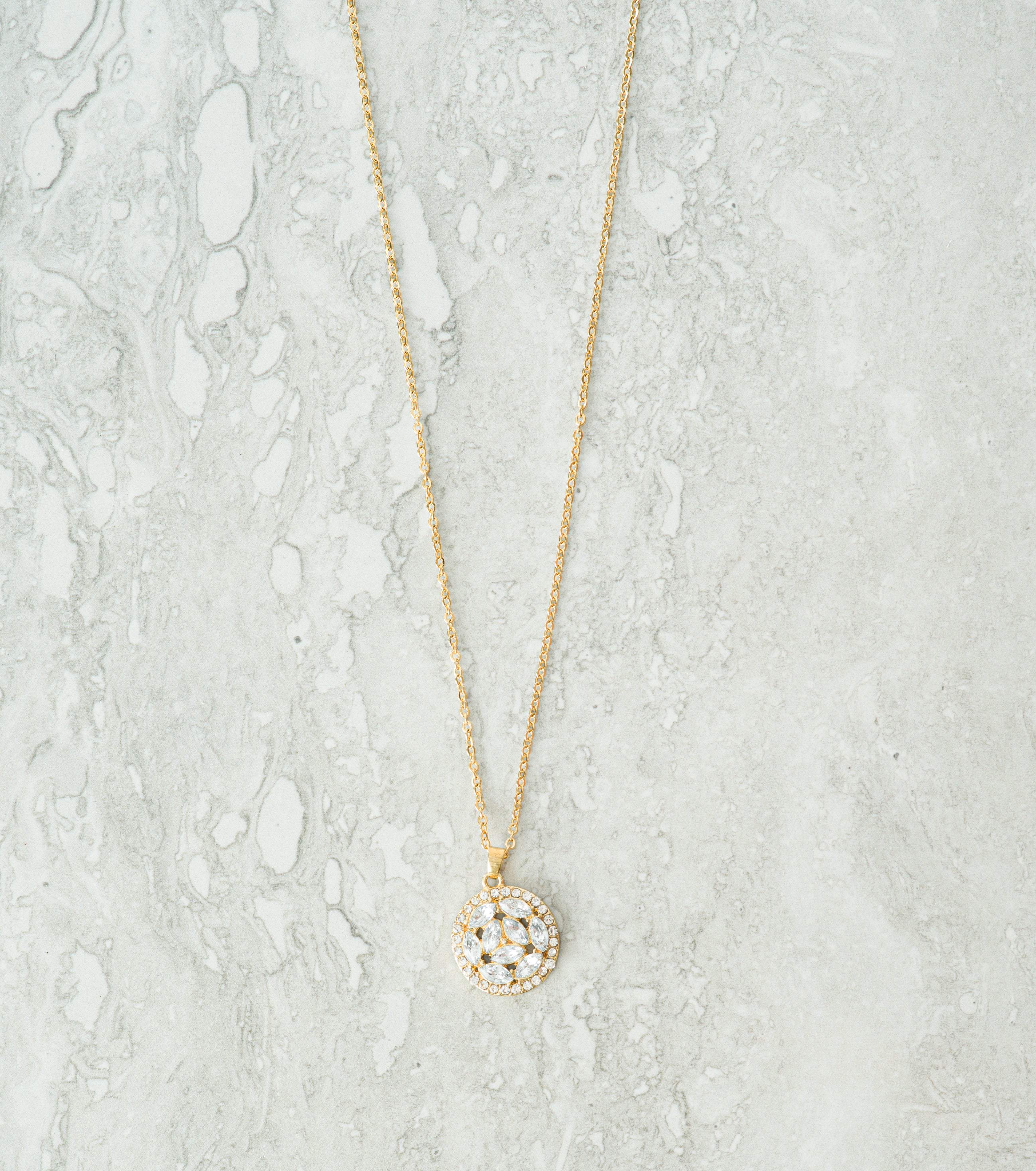 Everlee Pure Gold Pendant Necklace