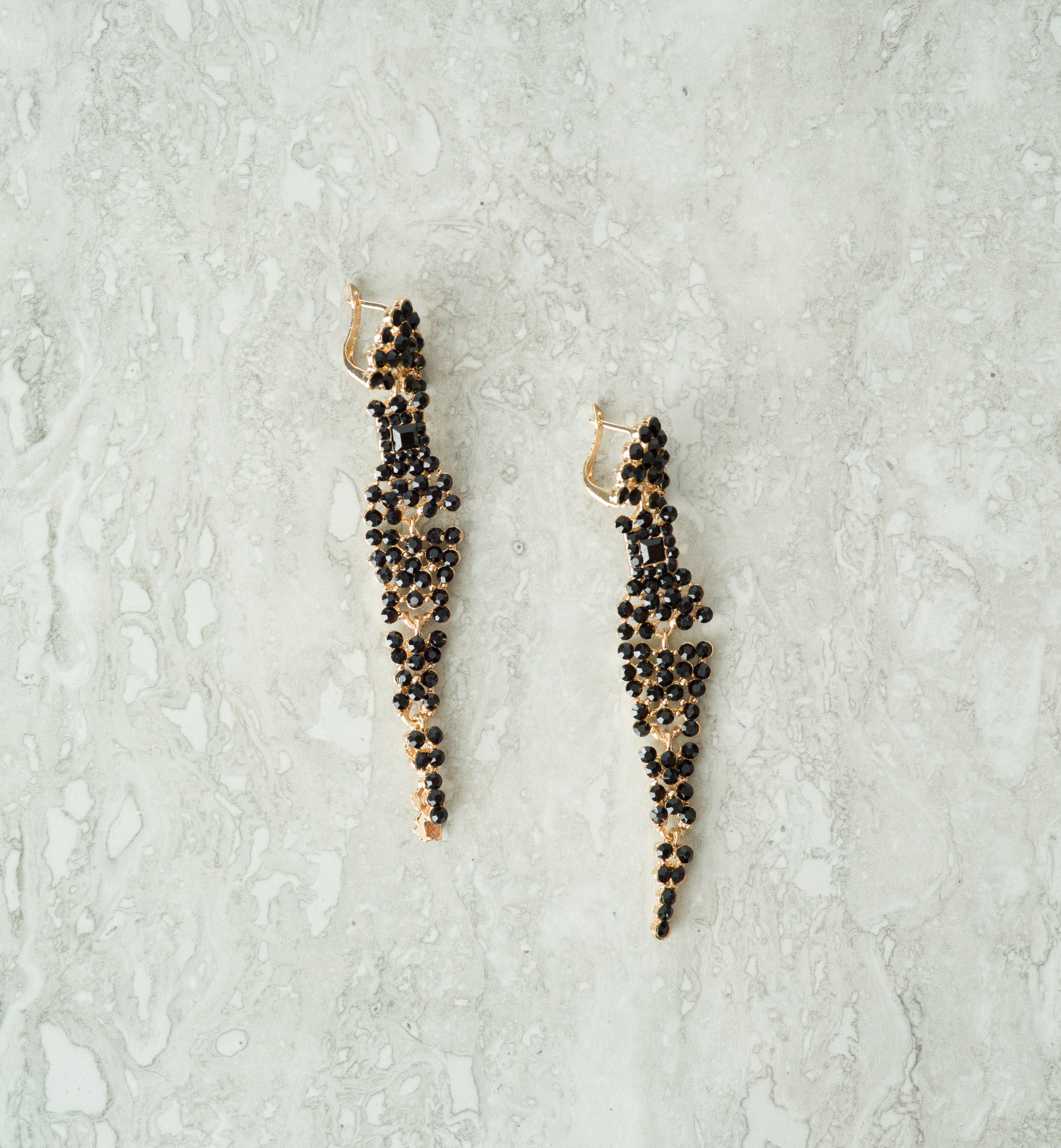 Sonnet Queen Crystal Floral Earrings