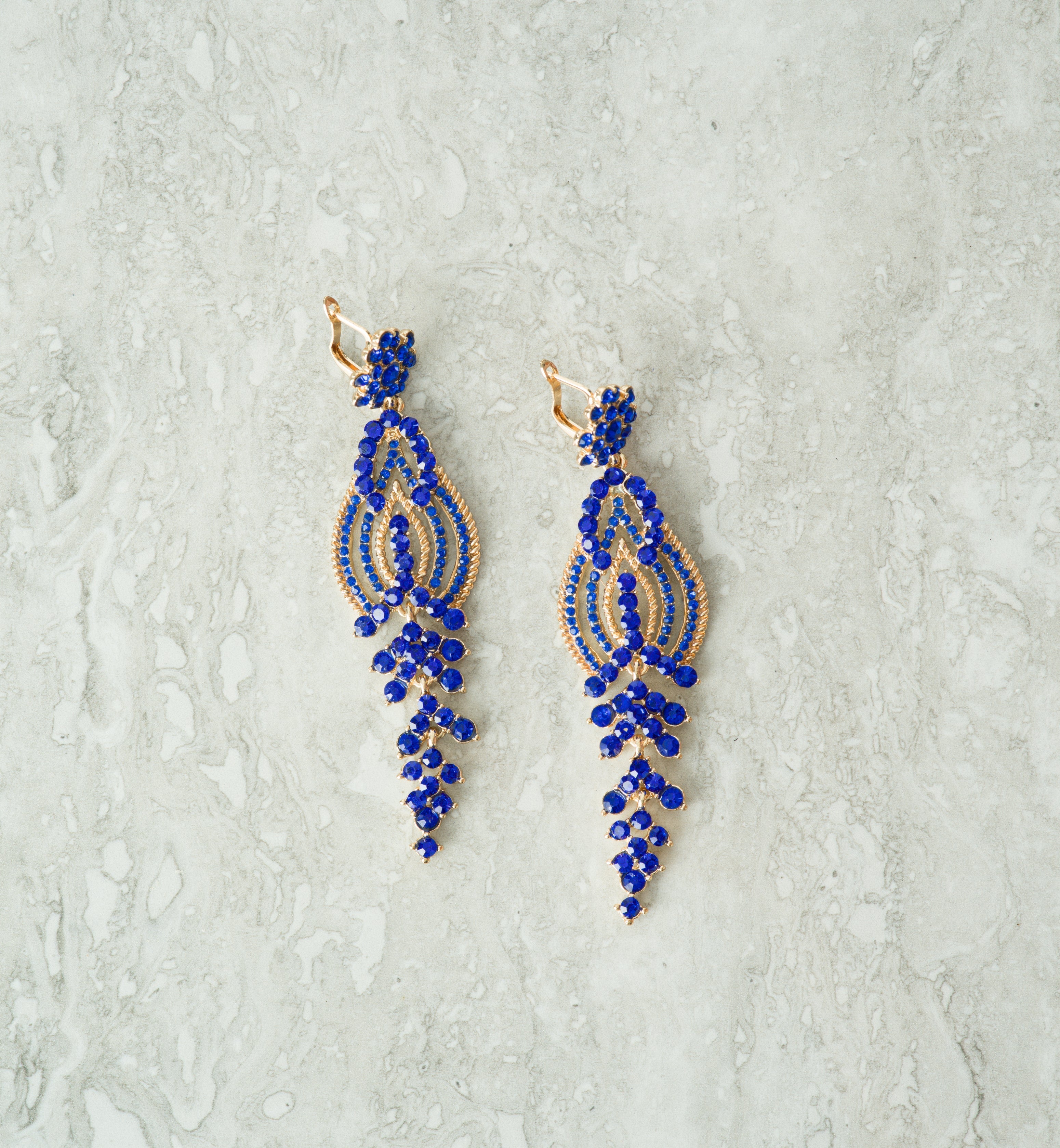 Reverie Queen Crystal Floral Earrings