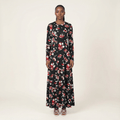 Sylvie Henna Floral A-Line Dress