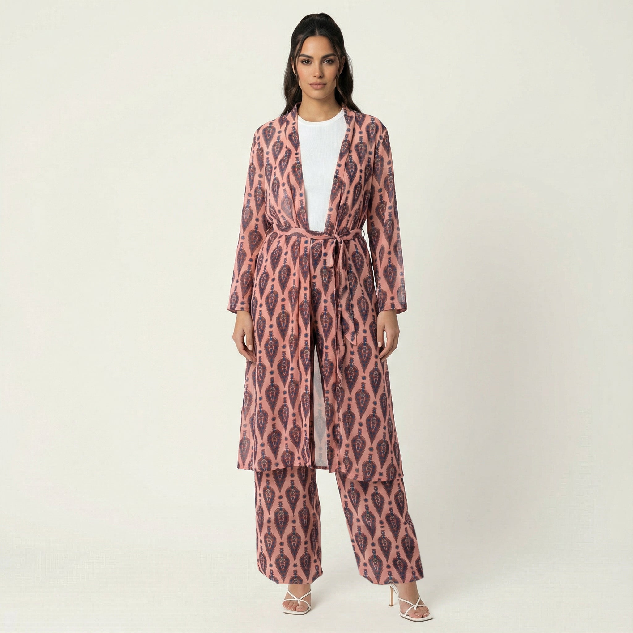 Eliza Rose Palazzo Trouser Matching Set