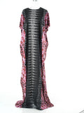 Vionnet Rosewood Print Maxi Dress