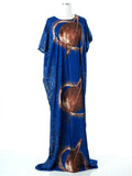 Maci Blue Print Maxi Dress