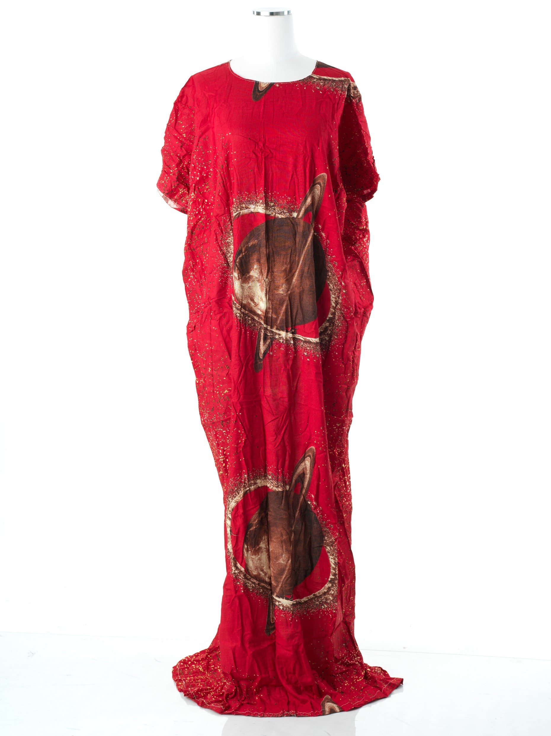 Maci Red Print Maxi Dress