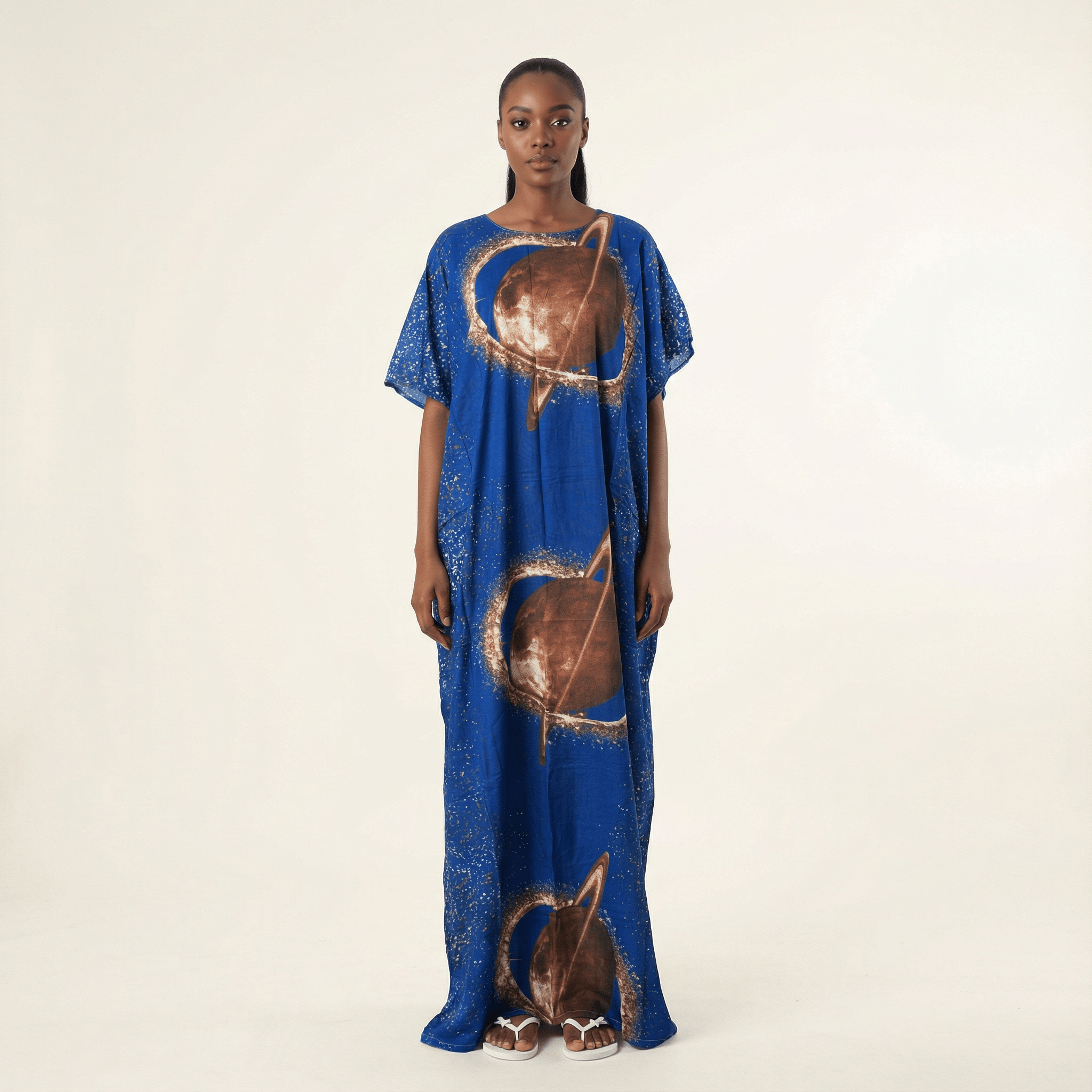 Maci Blue Print Maxi Dress