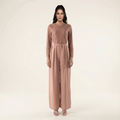 Gemma Mauve Lace-Detail Jumpsuit