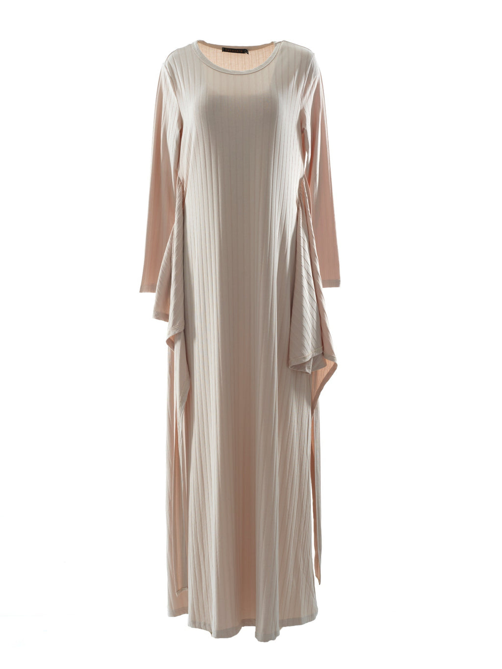 Brixton Cream Ribbed Knit Maxi Dress