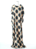 Marguerite Blush/ Print Maxi Dress