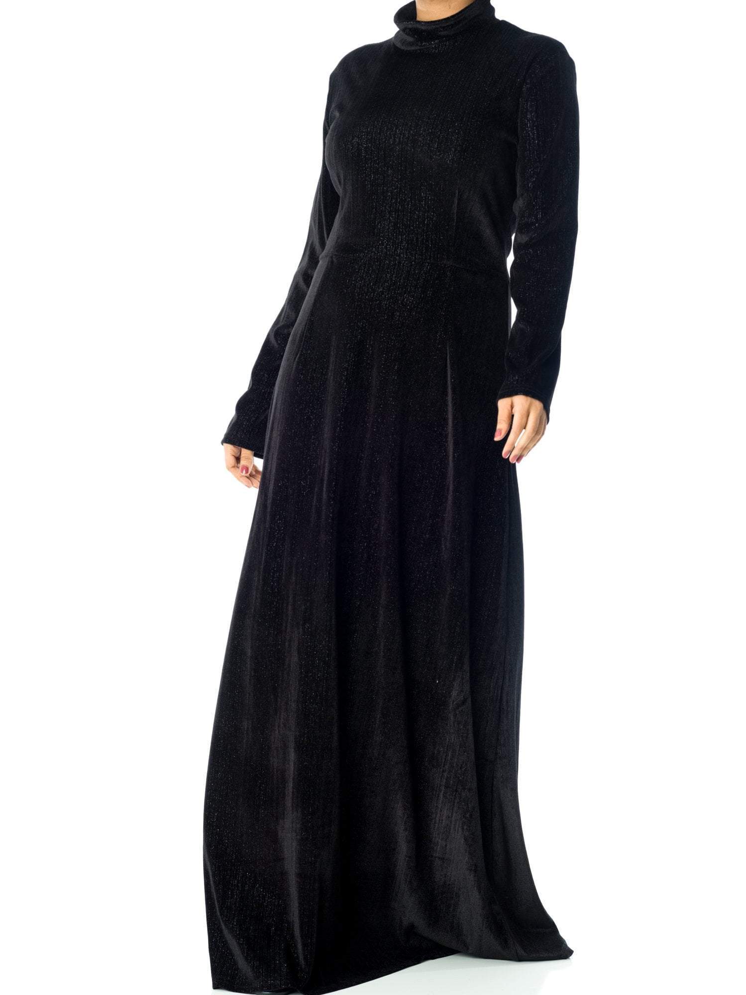 Mallory Papayawhip Soft Velvet Maxi Dress