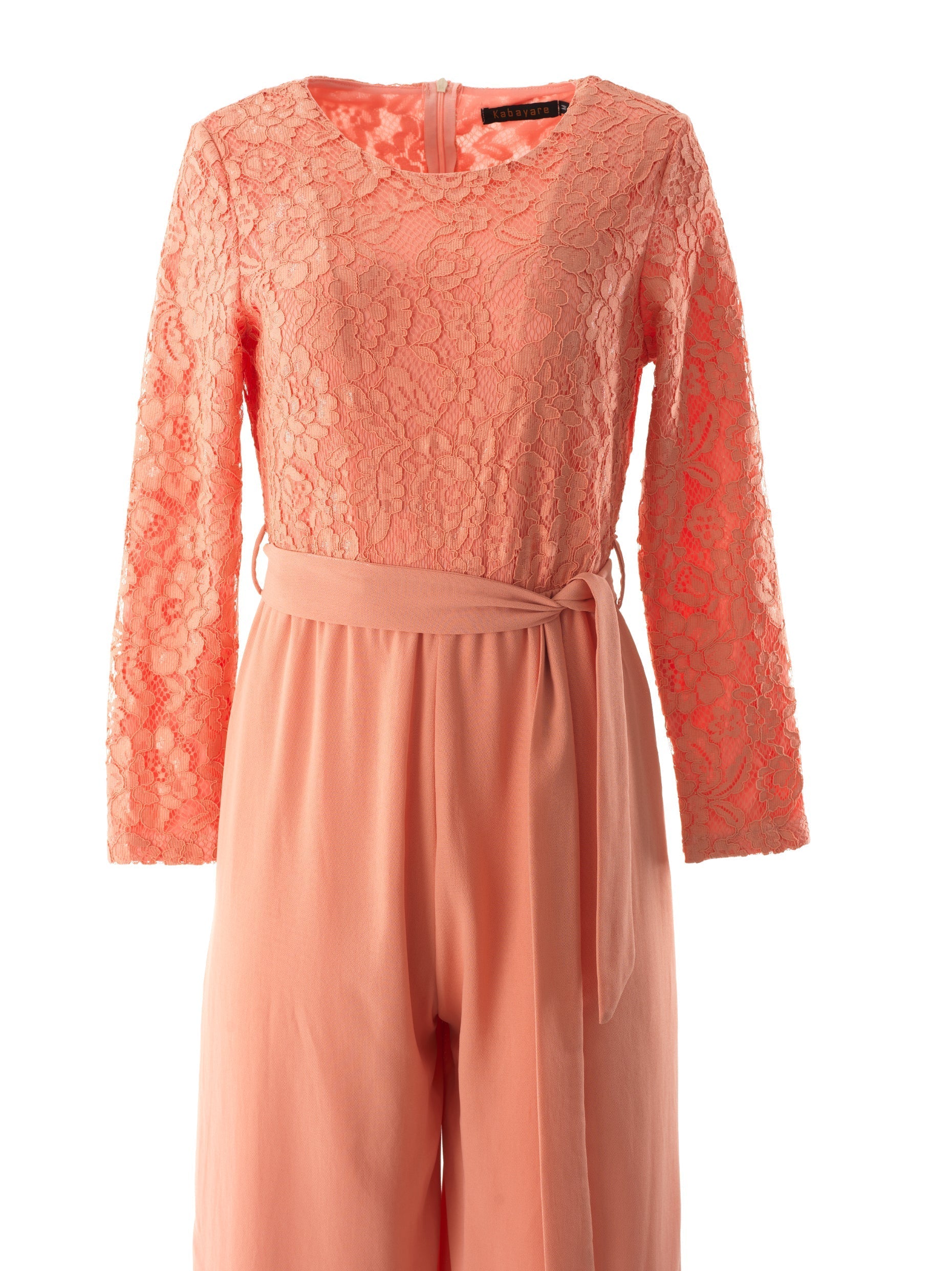 Sydney Blush Long-Sleeve Jumpsuit