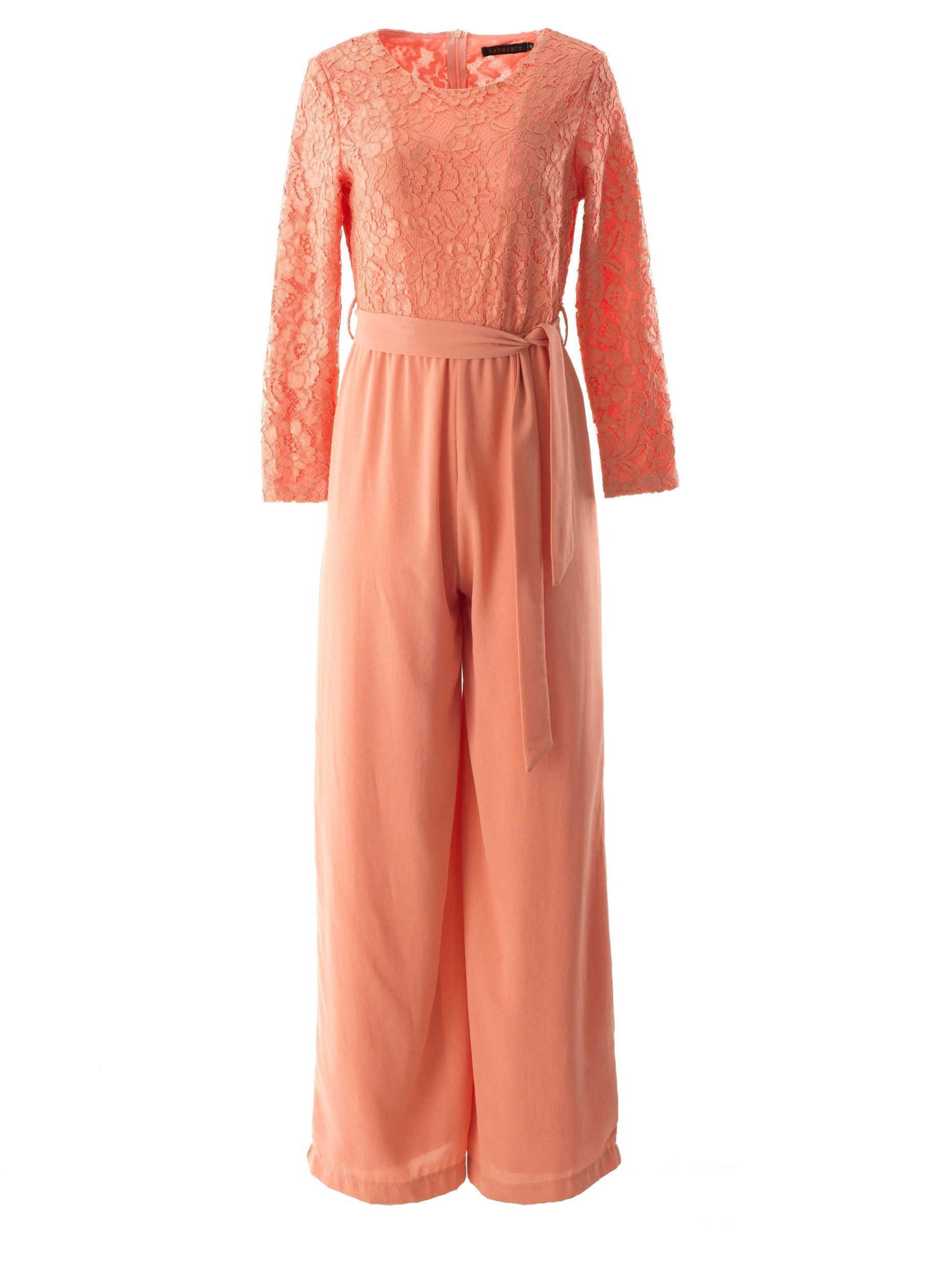 Sydney Blush Long-Sleeve Jumpsuit