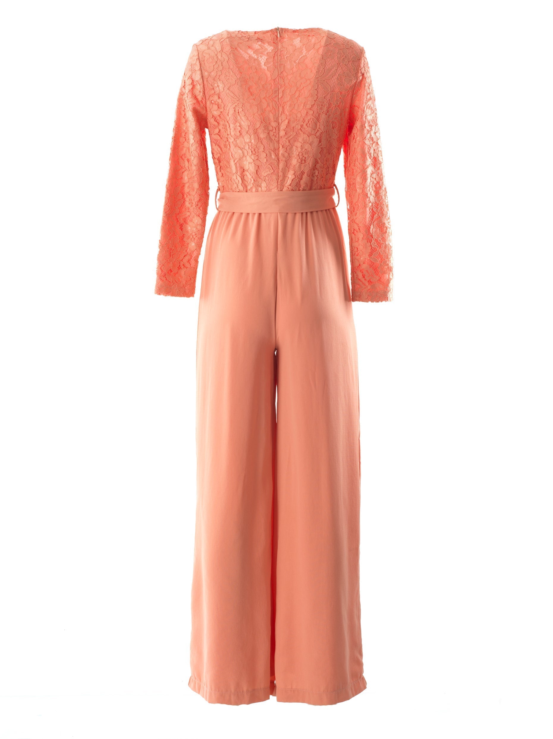 Sydney Blush Long-Sleeve Jumpsuit