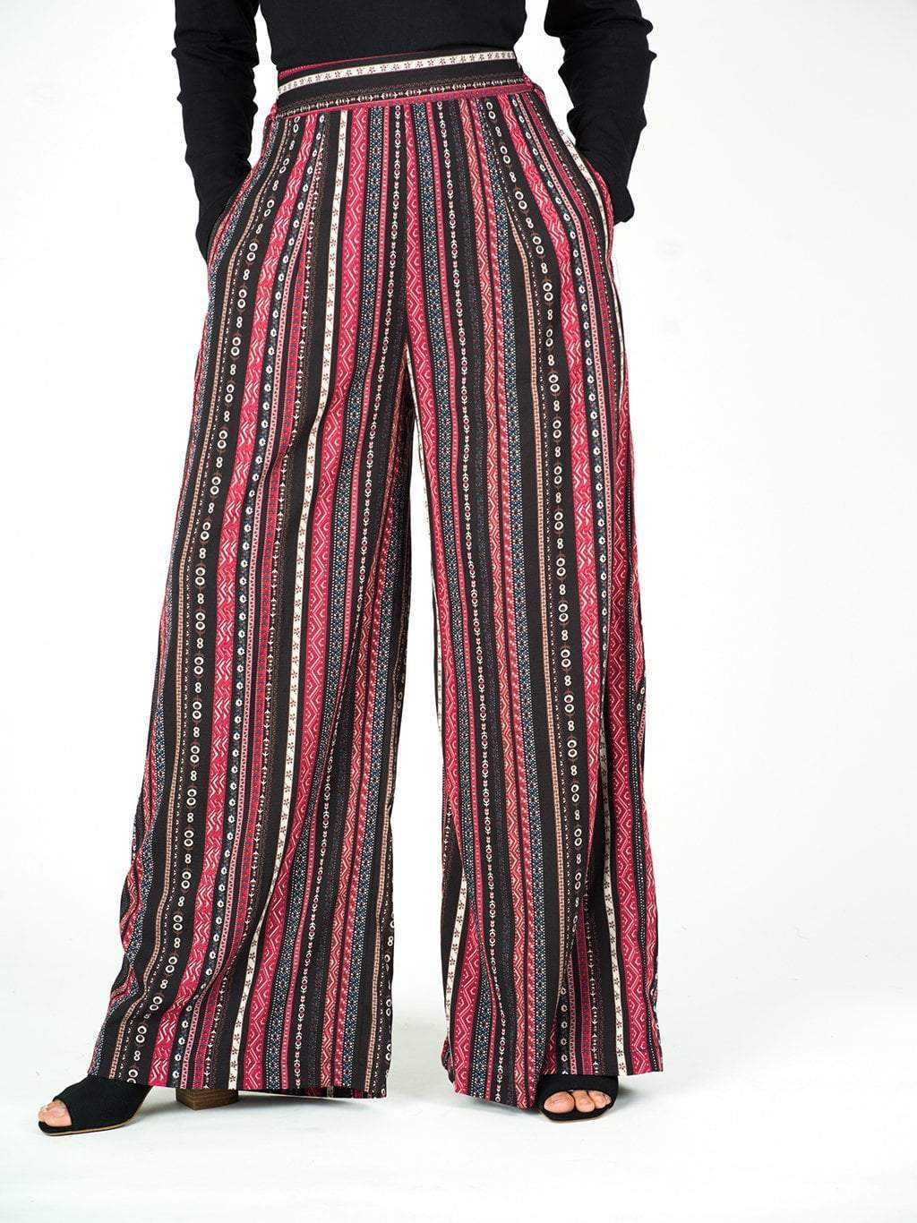 Blythe Tribal Print Palazzo Trousers