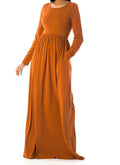 Magnolia Tuscan Milk-Silk Maxi Dress