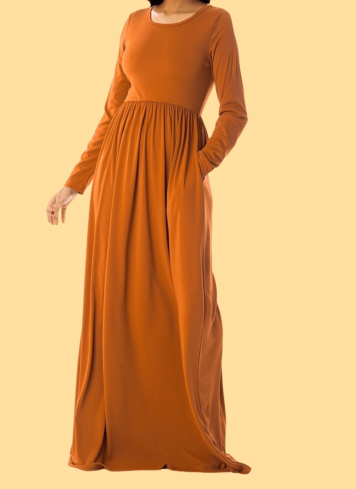 Magnolia Tuscan Milk-Silk Maxi Dress