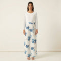 Blair White Floral Jumpsuit
