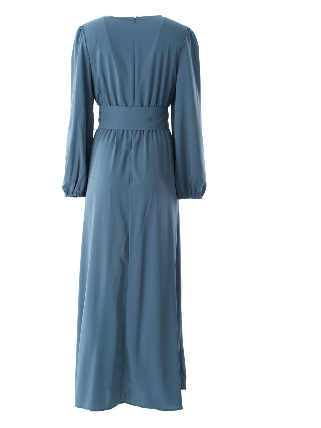Crosby Dusty Blue Belted Maxi Dress