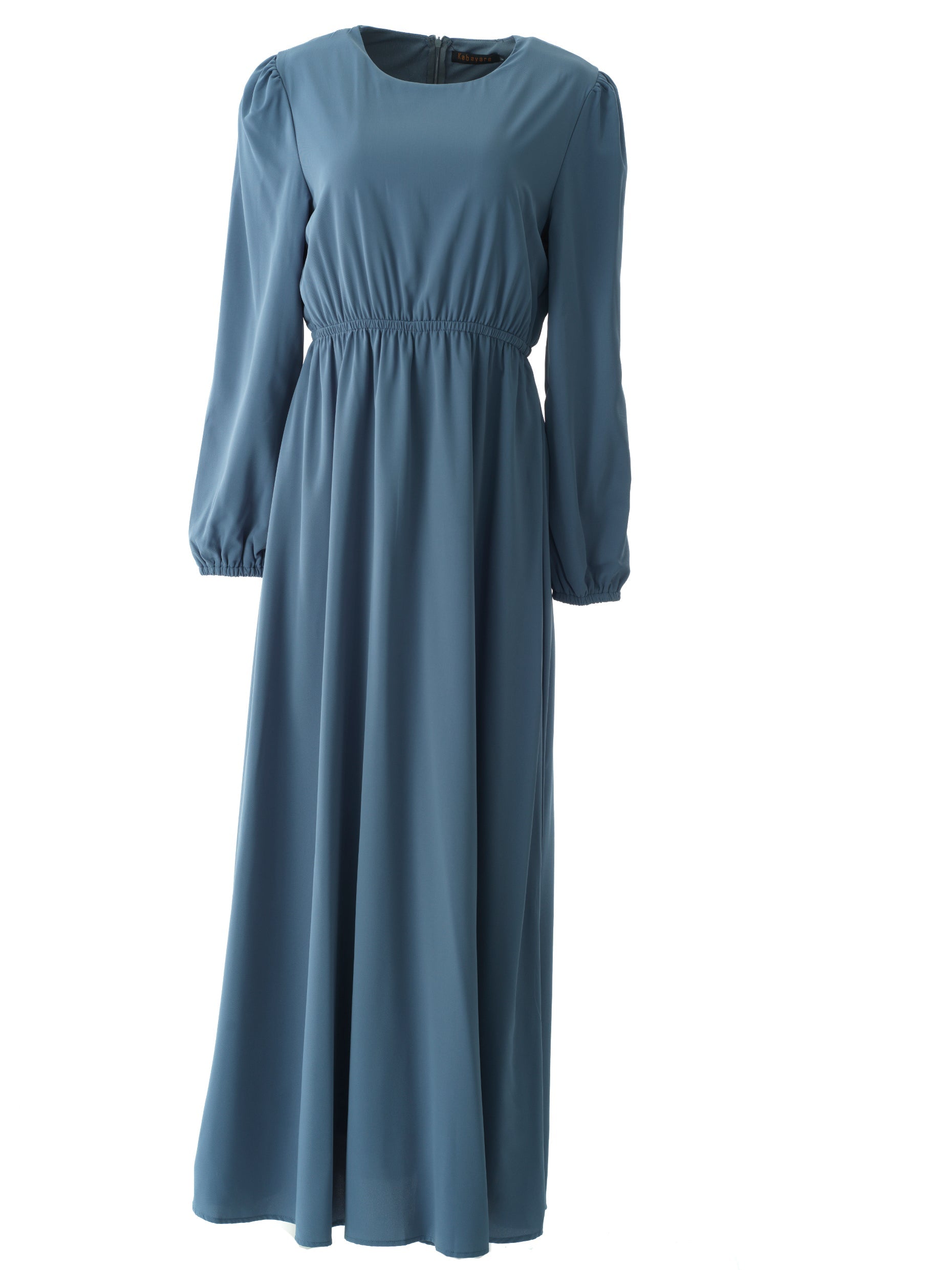 Crosby Dusty Blue Belted Maxi Dress